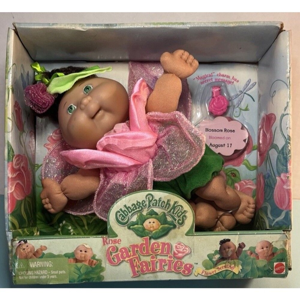 Cabbage Patch Kids Rose Garden Fairies Name Blossom Rose 1998 Mattel